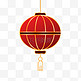中式鎏金红灯笼中国新年春节元素