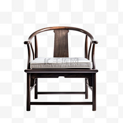中式免扣图片_装饰中式椅子元素立体免扣图案
