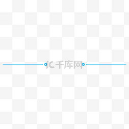 蓝色渐变分割线图片_蓝色小花分隔符标题栏设计图