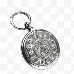 银色钥匙环图片_银色钥匙链，金属链环钥匙座小饰