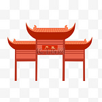 龙门中国风门头设计图