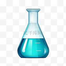 简洁化学试剂元素立体免抠图案