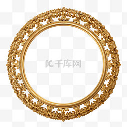 立体图形金色图片_图形金色圆环元素立体免抠图案