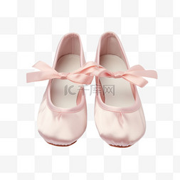 舞鞋图片_造型芭蕾舞鞋元素立体免扣图案