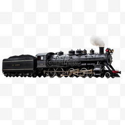 质感蒸汽火车元素立体免抠图案