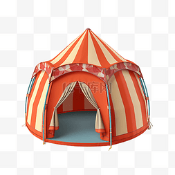 野外帐篷png图片_帐篷创意色条状