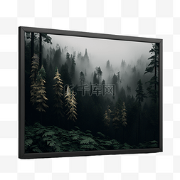 森林雾气屏幕卡通
