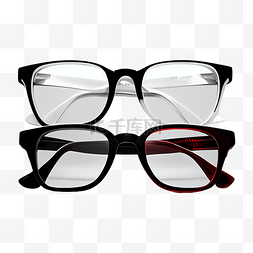 眼镜两副黑色