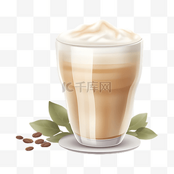 一袋咖啡豆图片_咖啡饮品插画