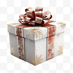 礼盒配图图片_圣诞节礼品红色
