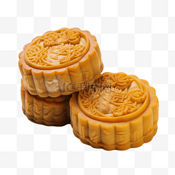经典美食图片_中秋节月饼堆放经典美食糕点真实