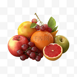 葡萄半图片_水果香峰葡萄西柚