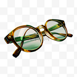 保护眼睛眼图片_眼镜塑料框写实