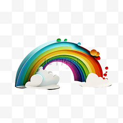 风雨桥图片_彩虹五颜六色的色彩