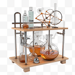 玻璃容器化学图片_实验科学道具