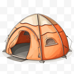 帐篷野营简约的