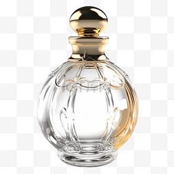 香水香水瓶3d透明