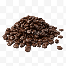 飞溅的咖啡豆图片_咖啡豆材料坚果