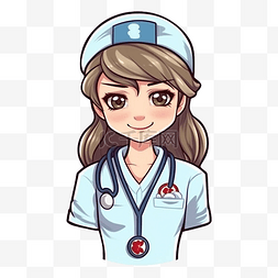 护士节护士漂亮图案