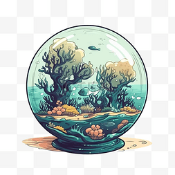 海洋日环境保护球
