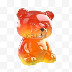 玩具熊卡通3d彩色