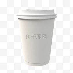 白色塑料咖啡杯图片_咖啡杯物品一次性