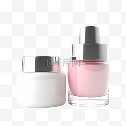粉色化妆品瓶子图片_化妆品指甲油