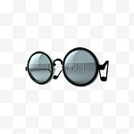 眼镜简约式圆镜片个性眼镜