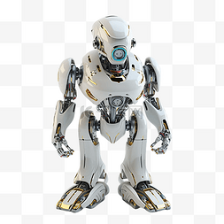 机器科幻图片_机器人金色科技