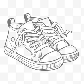 鞋素描画图片-鞋素描画PNG素材-鞋素描画模板图片下载-千库网