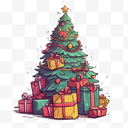 圣诞树摆件图片_圣诞节美丽圣诞树