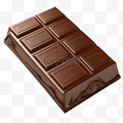 黑巧克力甜食透明