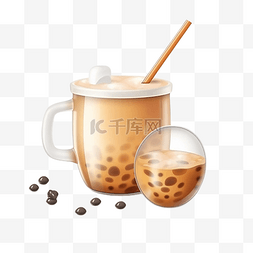 透明圆球图片_奶茶透明杯子