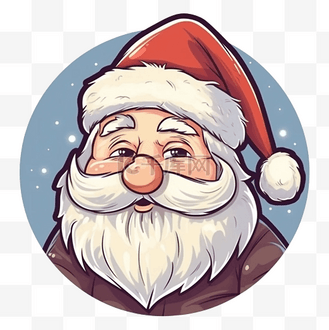 圣诞节圣诞老人古老图案