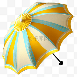 夏天彩色太阳伞