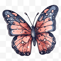 蝴蝶粉色图案