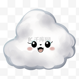 云模式图片_云朵白色甜美图案