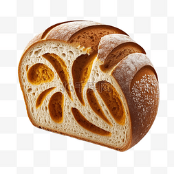 面包美食实物图图片_面包西式甜品横切实物图高清