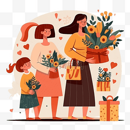 母亲节花和礼物