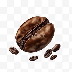 一袋咖啡图片_咖啡豆咖啡店咖啡透明