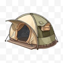 帐篷野营绿色