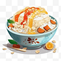 食物米饭美味图案