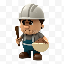 工人建筑水泥工