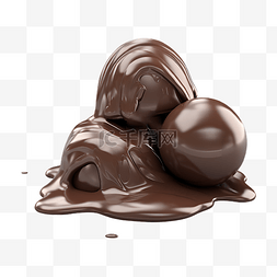 巧克力糖果插画
