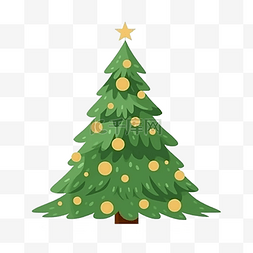 圣诞节圣诞树绿色