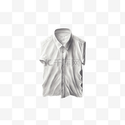 白衬衣衣服图片_衬衫白色短袖t恤