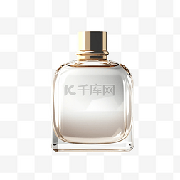 方形化妆品瓶子图片_香水化妆品气味透明