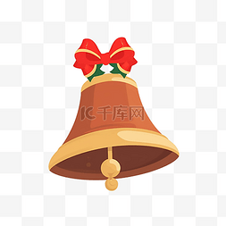 姜饼插画图片_圣诞节棕色