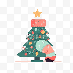 枯树干剪影图片_万圣节漂亮的圣诞树