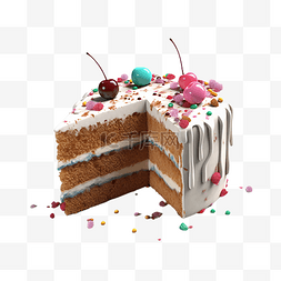 白色巧克力蛋糕图片_蛋糕面包奶油夹心